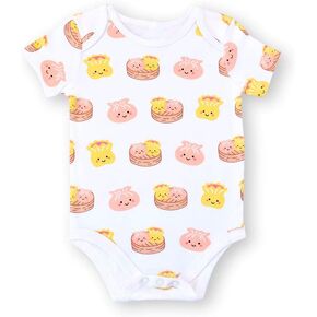 The Wee Bean Organic Cotton Onesie Baby Bodysuit, Soft and Comfortable Baby Onesies Made from Organic Cotton and Spandex