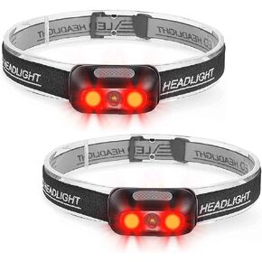 Geekhigh 500 Lumen Rechargeable LED Headlamp with Red Light in Kuwait