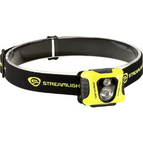 Streamlight 61420 Enduro Pro 200-Lumen Spot/Flood Headlamp with White and Red LEDs, Includes 3 AAA Alkaline Batteries, Elastic Headstrap, Yellow