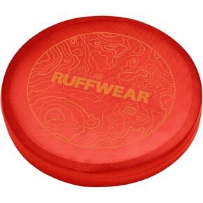 Ruffwear، لعبة Camp Flyer للكلاب، قرص خفيف الوزن ومرن للرمي والجلب، سماق أحمر in Kuwait
