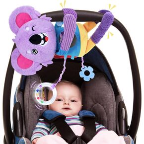 ARASTTA Car Seat Toys, Car Seat Toys for Babies 0-6 Months Boys Girls, Infant Carseat Toys Hanging, Baby Stroller Toy for Sensory Exploration, Gift for Newborn Toys 0-3 Months Brain Development