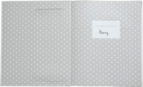 Kate & Milo Babybook and Ink Pad, Gender-Neutral Baby Keepsake, Baby's First Year Milestone Moments, Pink Gingham in Saudi Arabia