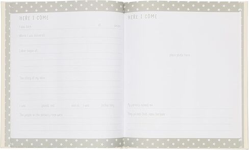 كتاب الأطفال ووسادة الحبر من كيت آند ميلو، تذكار طفل محايد للجنسين، لحظات بارزة في السنة الأولى للطفل، قماش قطني وردي in Kuwait