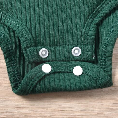 ملابس Aalizzwell Preemie لحديثي الولادة والرضع والبنات، مجموعة سراويل رومبير مضلعة، ملابس الخريف والشتاء in Kuwait