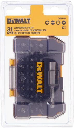 DEWALT DWAX100 Screwdriving Set, 31-Piece,Silver in Saudi Arabia