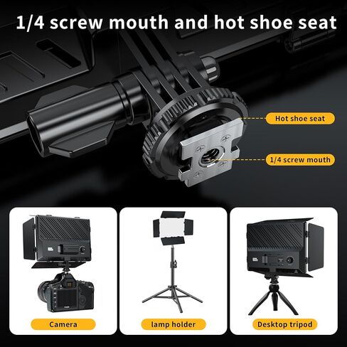 PIXEL 20W Video Light Camera Photography Lights Bi-Color Dimmable 2500-6500K Led Video Studio Streaming Lights Photo Video Shooting Photo Lighting for Outdoor Photography Live Streaming Zoom Calls in Saudi Arabia