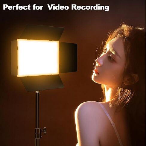 PIXEL 20W Video Light Camera Photography Lights Bi-Color Dimmable 2500-6500K Led Video Studio Streaming Lights Photo Video Shooting Photo Lighting for Outdoor Photography Live Streaming Zoom Calls in Saudi Arabia
