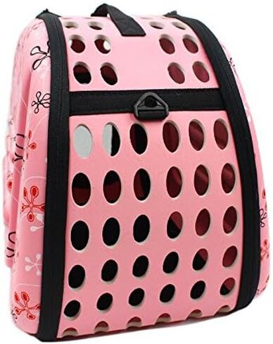 Foldable Pet Dog Carrier Cage Collapsible Travel Kennel - Portable Pet Carrier Outdoor Shoulder Bag for Puppy Dog Cat (S, Grey) in Saudi Arabia