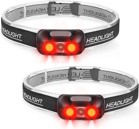 Geekhigh 500 Lumen Rechargeable LED Headlamp with Red Light in Kuwait