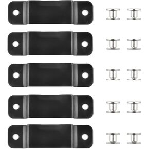 مجموعة مقاطع حامل شريط قياس VAXATO مكونة من 5 قطع، حامل حزام شريط قياس، مشبك حزام قياس الشريط، مشبك شريط قياس معدني مع براغي مناسبة لحافظة الشريط الجلدي وحقيبة جيب الأدوات in Kuwait