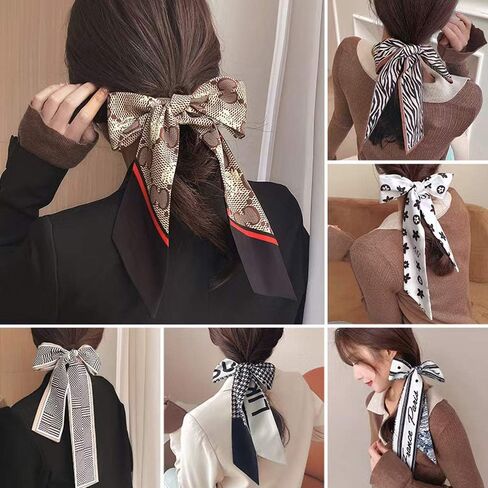 NaSoPerfect 2pcs/3pcs/4pcs Bag Handbag Handle Ribbon Scarf Head Band Hairband Fashion Neck Scarf in Kuwait