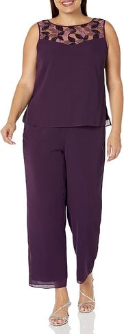 طقم سراويل اجتماعية للسيدات من Le Bos بمقاس كبير مكون من 3 قطع من الدانتيل in Kuwait