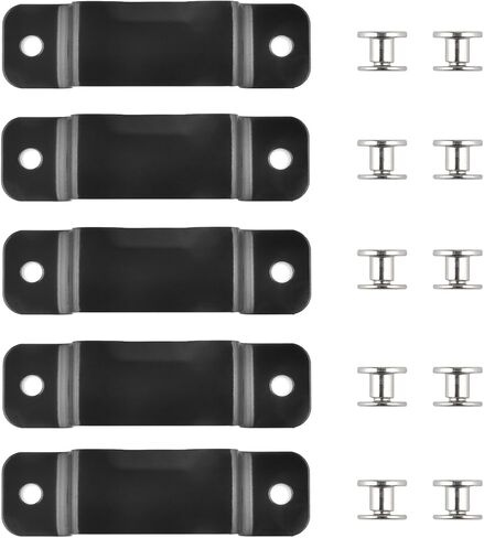 مجموعة مقاطع حامل شريط قياس VAXATO مكونة من 5 قطع، حامل حزام شريط قياس، مشبك حزام قياس الشريط، مشبك شريط قياس معدني مع براغي مناسبة لحافظة الشريط الجلدي وحقيبة جيب الأدوات in Kuwait