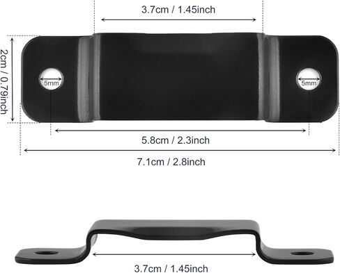 مجموعة مقاطع حامل شريط قياس VAXATO مكونة من 5 قطع، حامل حزام شريط قياس، مشبك حزام قياس الشريط، مشبك شريط قياس معدني مع براغي مناسبة لحافظة الشريط الجلدي وحقيبة جيب الأدوات in Kuwait