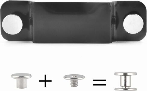 مجموعة مقاطع حامل شريط قياس VAXATO مكونة من 5 قطع، حامل حزام شريط قياس، مشبك حزام قياس الشريط، مشبك شريط قياس معدني مع براغي مناسبة لحافظة الشريط الجلدي وحقيبة جيب الأدوات in Kuwait