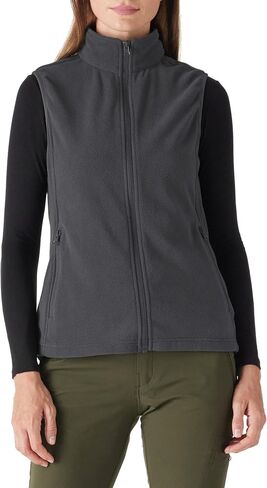Outdoor Ventures Women’s Fleece Vest, Zip Up Lightweight Soft Running Vest Outerwear Sleeveless with Pockets in Kuwait