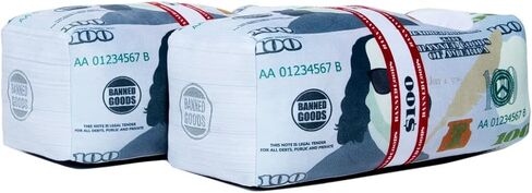 Banned Goods Money Slippers for Men & Women | House Slippers | Plush Comfort, One-Size 6-12 in Kuwait