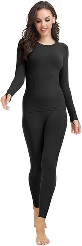 BENEUNDER Long Johns Thermal Underwear for Women Fleece Lined Base Layer Pajama Set in Kuwait