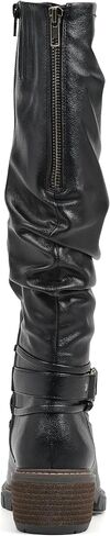 WHITE MOUNTAIN Women's Shoes Crammers Stack-Heeled Tall Boot in Saudi Arabia