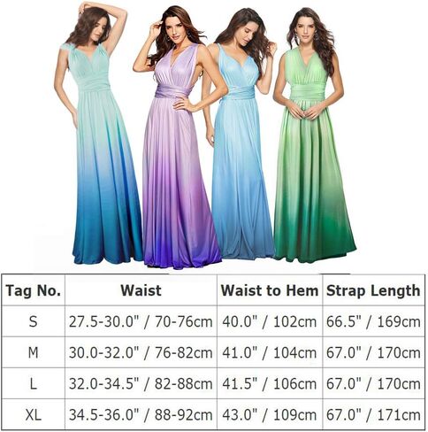Women Transformer Multi Way Bandage Dress Convertible Bridesmaid Gown in Kuwait