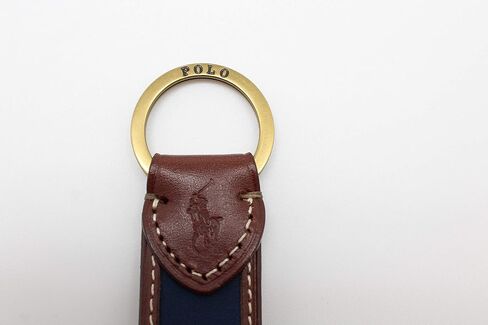 محفظة جلدية مزخرفة من Polo Ralph Lauren بفتحة على شكل حرف O من Silk Crest Split in Saudi Arabia