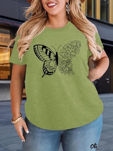 المرأة شروق الشمس غروب الشمس تي شيرت مضحك الرسم عادية كم قصير المحملة طبيعة السفر قميص بلايز in Kuwait