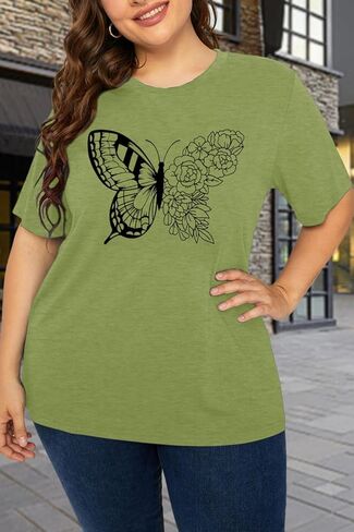 المرأة شروق الشمس غروب الشمس تي شيرت مضحك الرسم عادية كم قصير المحملة طبيعة السفر قميص بلايز in Kuwait