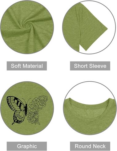 المرأة شروق الشمس غروب الشمس تي شيرت مضحك الرسم عادية كم قصير المحملة طبيعة السفر قميص بلايز in Kuwait