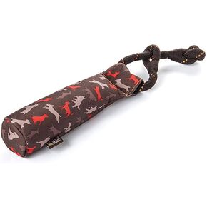 P.L.A.Y. Cute Outdoor Dog Toys - Toss & Float Durable Training Fetch Rope Toy, Great for Puppies & Small, Medium, Large Dogs - Floats in Water, 3M Reflective Strips, Beach Friendly (Vanilla, Small)
