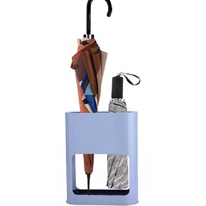 Umbrella Holder for Entryway-Freestanding Umbrella Stand with Removable Drip Tray for Cane Walking Stick Home Office (Black)
