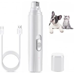 Dremel Dog Nail Grinder Small Medium Dogs Cats-Quiet Professional 2-Speed Nail File Buffer-Cat Claw Trimmer for Kitten-Puppy Toenail Polish Clipper-Electric Paw Filer Trimming Tool-Pet Grooming Kit in Kuwait