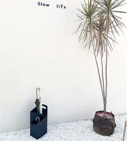 ديليفينغ حامل مظلة اسود لعصا المشي والمظلات، حامل مظلة معدني للمدخل الخارجي والداخلي، مربع، طبقة مزدوجة in Kuwait