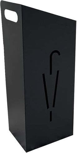 ديليفينغ حامل مظلة اسود لعصا المشي والمظلات، حامل مظلة معدني للمدخل الخارجي والداخلي، مربع، طبقة مزدوجة in Kuwait