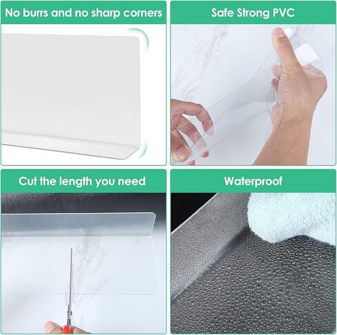 BESTLUBE Under Bed Blocker for Pets King Size Bed, 7 inches High 6 Pack Bed Stoppers Under Bed, Pet Blocker with Strong Adhesive, Gap Stopper Under Couch or Bed to Stop Things Going Into in Saudi Arabia