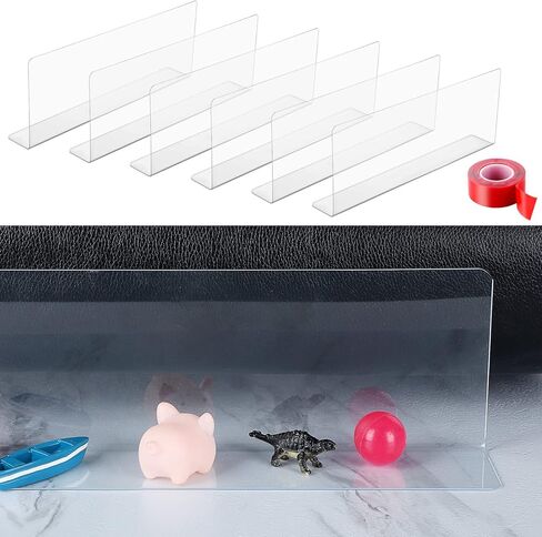 BESTLUBE Under Bed Blocker for Pets King Size Bed, 7 inches High 6 Pack Bed Stoppers Under Bed, Pet Blocker with Strong Adhesive, Gap Stopper Under Couch or Bed to Stop Things Going Into in Saudi Arabia