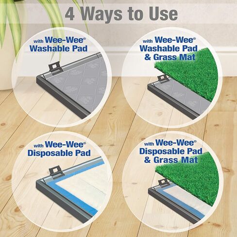 Four Paws Wee-Wee Premium Patch Reusable Pee Pad for Dogs, 1 Count Standard 22" x 23" in Saudi Arabia
