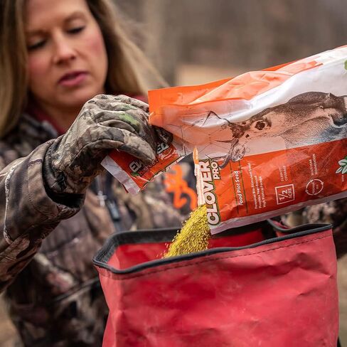 EVOLVED HARVEST Clover Pro Food Plot Seed with Biostimulant Coating - Vital Nutrient Forage for Deer, 4 Lbs. in Kuwait