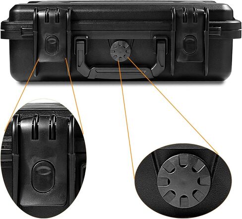 15in Waterproof Hard Case with DIY Customizable Foam Insert (13.5 x 10 x 6in Interior) in Kuwait
