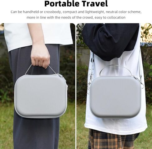 REYGEAK DJI Osmo Pocket 3 Bag, Portable PU Leather Portable Travel Case Carry Bag, Waterproof and Wear-Resistant for Bag/Pocket 3 Creative Combo Accessories with and Other Accessories in Kuwait