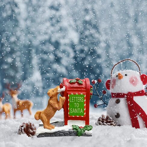 إكسسوارات قرية عيد الميلاد، تماثيل عيد الميلاد لصندوق البريد، زينة عيد الميلاد الجرو اللطيفة، مجموعات قرية عيد الميلاد من الراتنج زينة عيد الميلاد، منصات عرض قرية عيد الميلاد in Kuwait