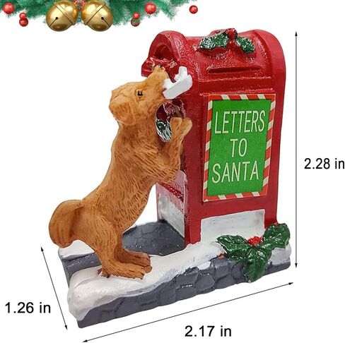 إكسسوارات قرية عيد الميلاد، تماثيل عيد الميلاد لصندوق البريد، زينة عيد الميلاد الجرو اللطيفة، مجموعات قرية عيد الميلاد من الراتنج زينة عيد الميلاد، منصات عرض قرية عيد الميلاد in Kuwait