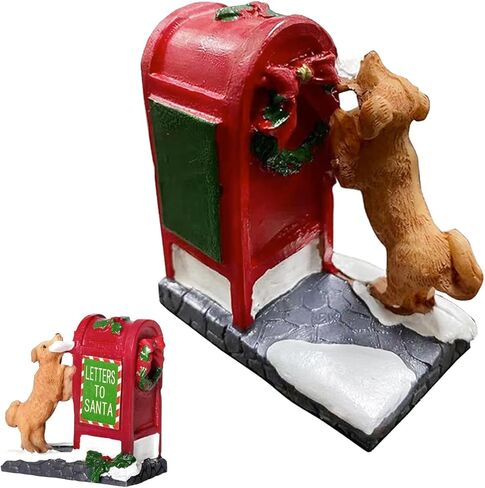 إكسسوارات قرية عيد الميلاد، تماثيل عيد الميلاد لصندوق البريد، زينة عيد الميلاد الجرو اللطيفة، مجموعات قرية عيد الميلاد من الراتنج زينة عيد الميلاد، منصات عرض قرية عيد الميلاد in Kuwait