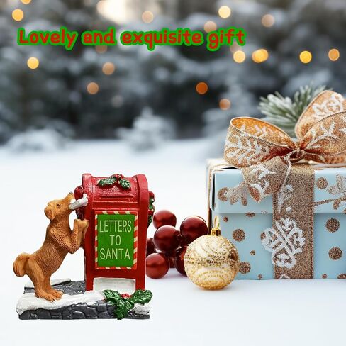 إكسسوارات قرية عيد الميلاد، تماثيل عيد الميلاد لصندوق البريد، زينة عيد الميلاد الجرو اللطيفة، مجموعات قرية عيد الميلاد من الراتنج زينة عيد الميلاد، منصات عرض قرية عيد الميلاد in Kuwait