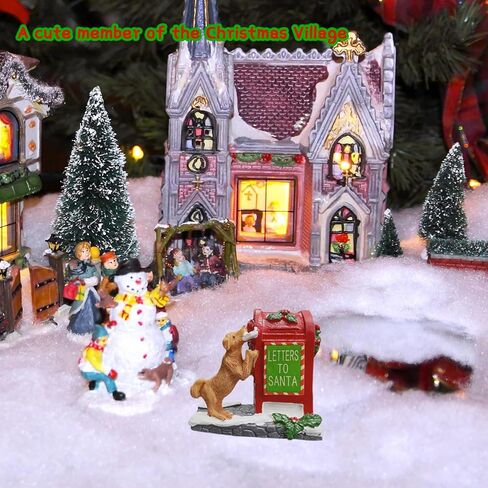 إكسسوارات قرية عيد الميلاد، تماثيل عيد الميلاد لصندوق البريد، زينة عيد الميلاد الجرو اللطيفة، مجموعات قرية عيد الميلاد من الراتنج زينة عيد الميلاد، منصات عرض قرية عيد الميلاد in Kuwait