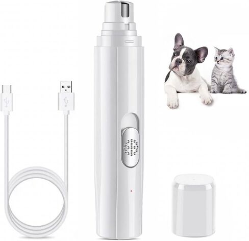 Dremel Dog Nail Grinder Small Medium Dogs Cats-Quiet Professional 2-Speed Nail File Buffer-Cat Claw Trimmer for Kitten-Puppy Toenail Polish Clipper-Electric Paw Filer Trimming Tool-Pet Grooming Kit in Kuwait