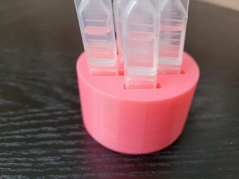 Round Eye Drop Vial Holder - Holds Seven (7) Vials - Perfect to Help Keep Track of Your Daily Usage, While Keeping Eye Drop vials Upright & conveniently Available - Made in USA - Znet3D (Pink) in Saudi Arabia