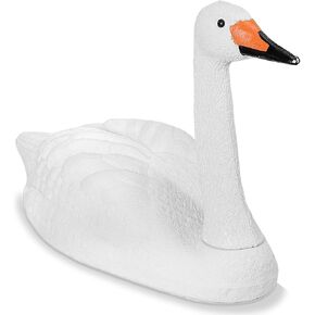 Premium Plastic Floating Swan Decoy Kit - Versatile Hunting, Garden Decoration, and Predator Repellent - Lifelike Design, Durable and Weatherproof - Ideal for Pond, Lake, and Garden Protection (1) in Saudi Arabia