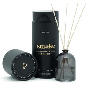 Paddywax Petite Collection Scented Oil Reed Diffuser, Mini - 1.5-Ounce, Brown-Tobacco Patchouli