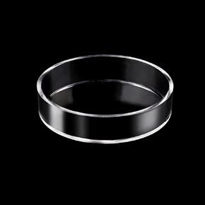 Dannisly Aquarium Shrimp Feeder Dish Round Clear Fish Tank Feeding Dish Bowls (65mm)