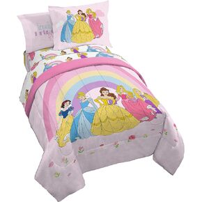Jay Franco Blaze and The Monster Machines Off to The Races 5 Piece Twin Size Bed Set - Includes Comforter & Sheet Set - Super Soft Fade Resistant Microfiber (Official Blaze Products)